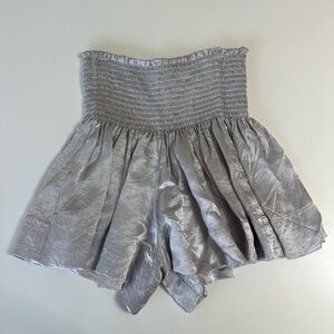 Koch Erica Skort Shiny Silver Shorts